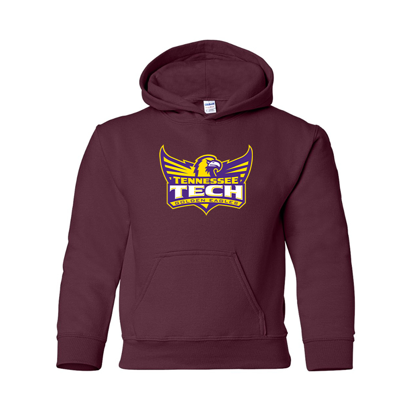 Youth Tennessee Tech Golden Eagles Gildan Heavy Blend  Hooded Sweatshirt
